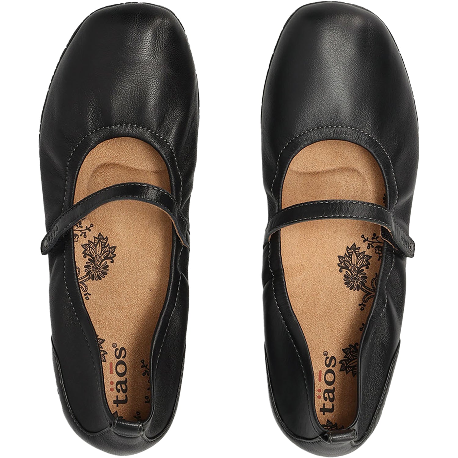 Womens Taos Taos Babble Women's Mary Janes Black Leather Black Leather