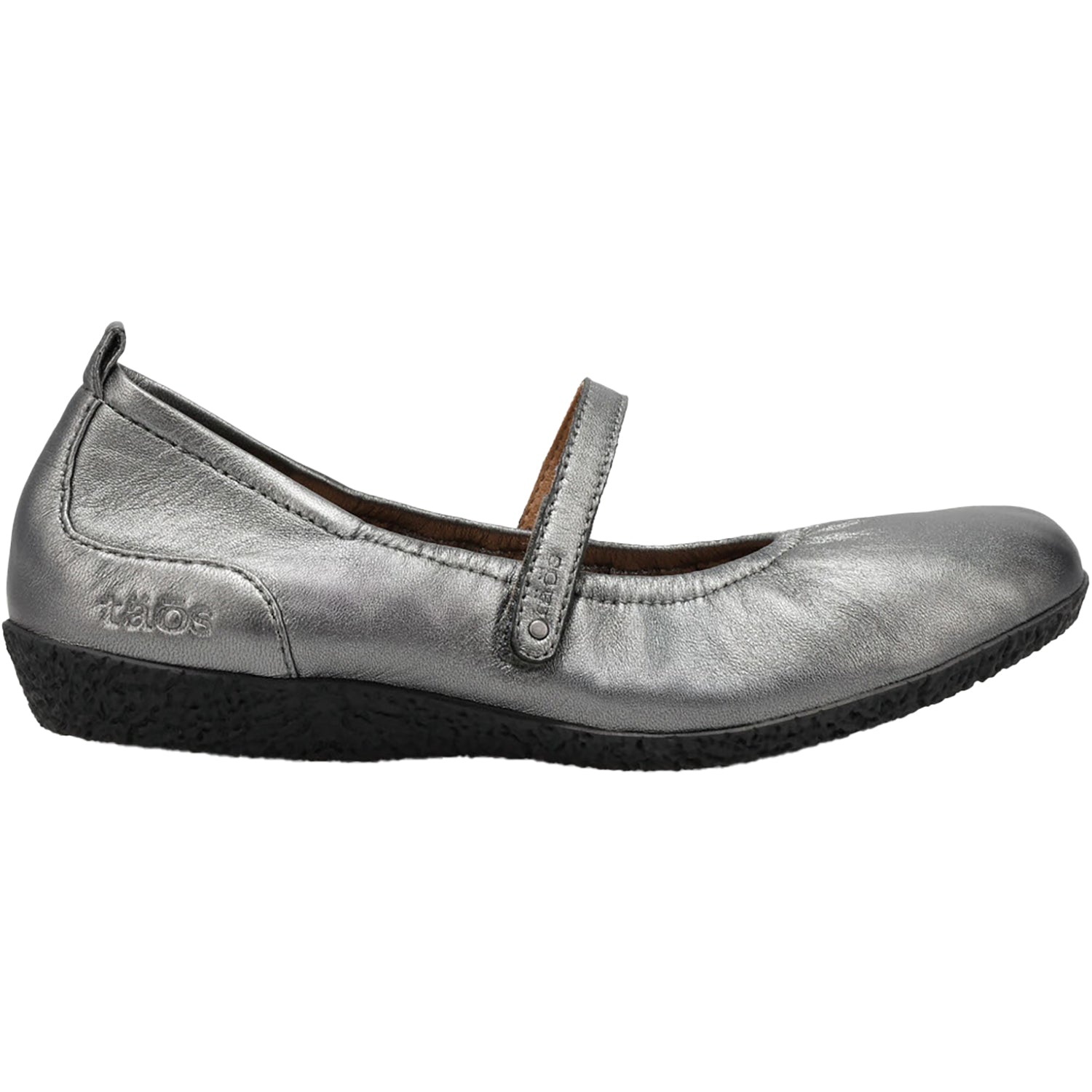 Womens Taos Taos Babble Women's Mary Janes Pewter Leather Pewter Leather