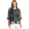 Womens Jess & jane Jess & Jane Boucle Mesh Cardigan Women's Outerwear Evangeline Evangeline