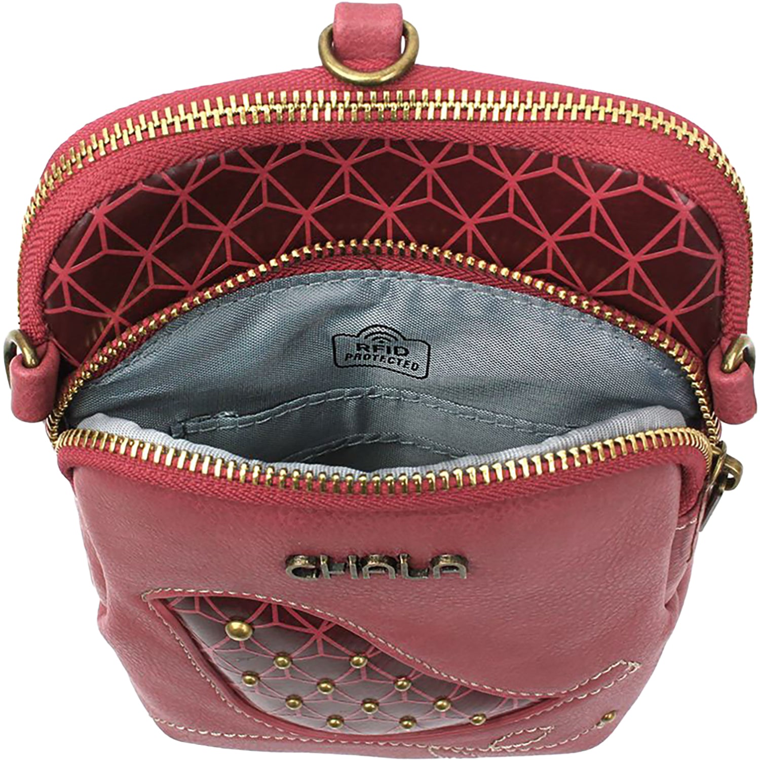 Chala Chala Bird Uni Cellphone Crossbody  Handbag Berry Berry