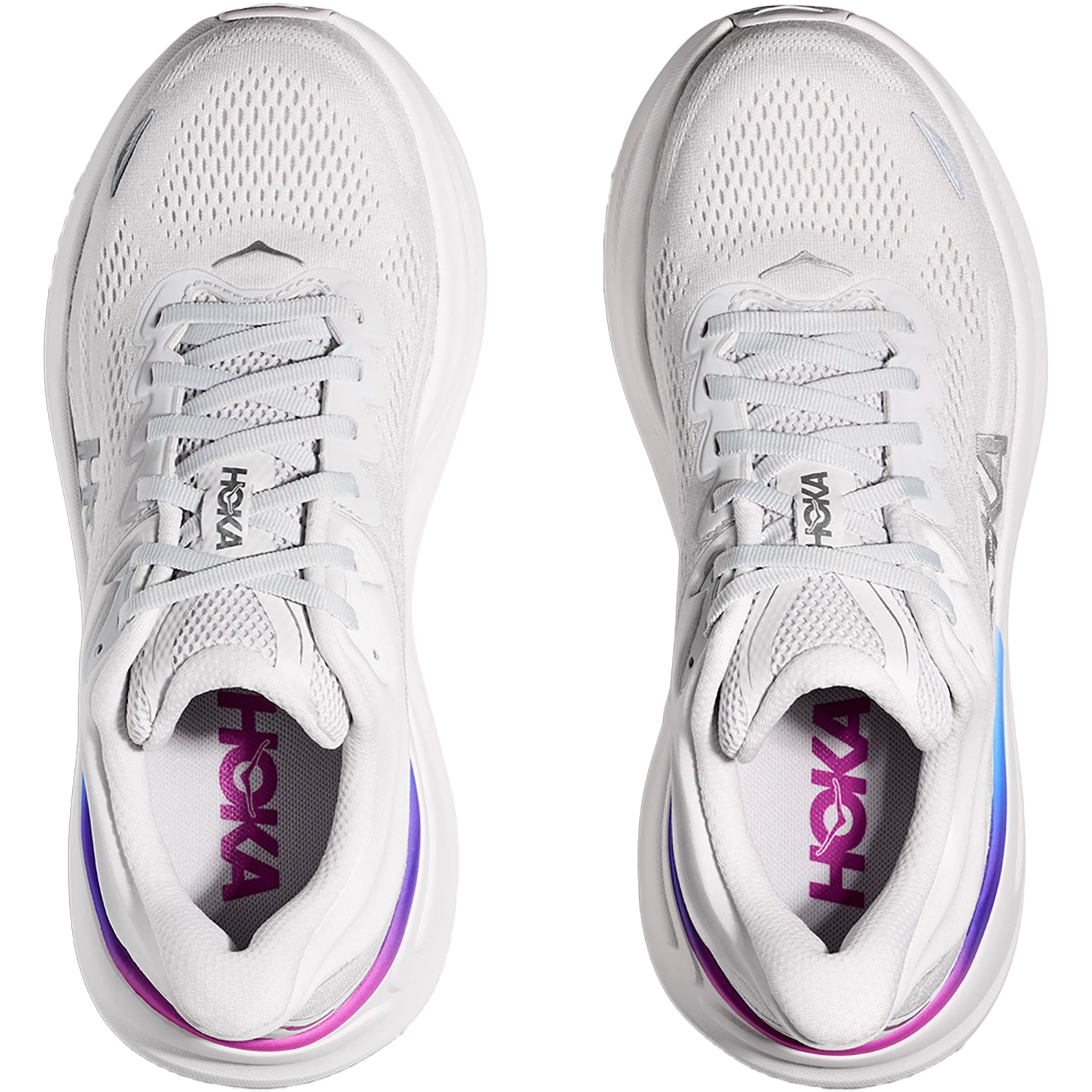 スニーカー HOKA WHITE MESH BONDI 9 SNEAKERS HOKA Women's Bondi 9 White/White Running Shoes - Free Shipping