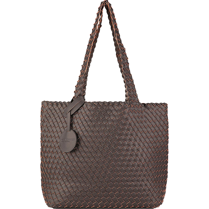 Women's Ilse Jacobsen Bag 08 Reversible Shopper Tote Dark Shadow/Gunmetal Synthetic