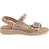 Womens Ziera Ziera Belon Women's Sandals Champagne-Almond Leather Champagne Almond Leather