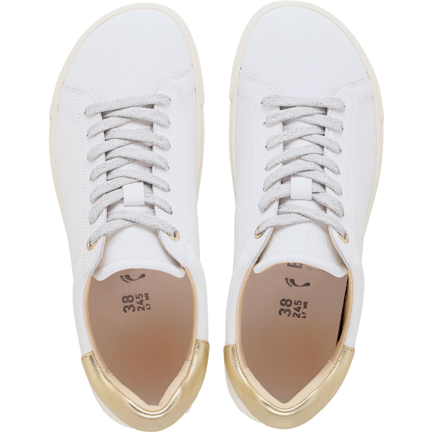 Womens Birkenstock Birkenstock Bend Women's Sporty Lace Up Shoes White Leather White Leather