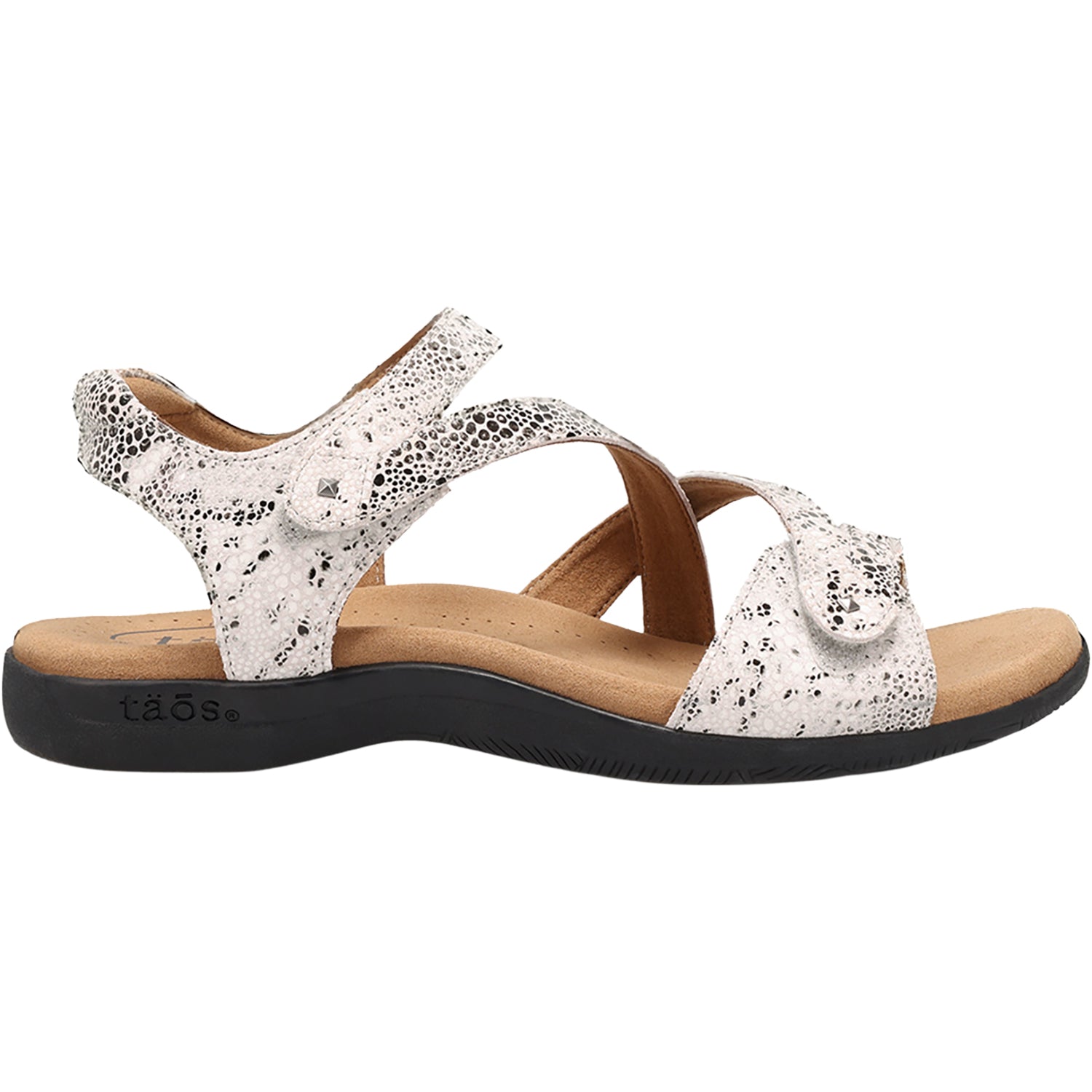 Womens Taos Taos Big Time Women's Sandals Grey Snake Grey Snake
