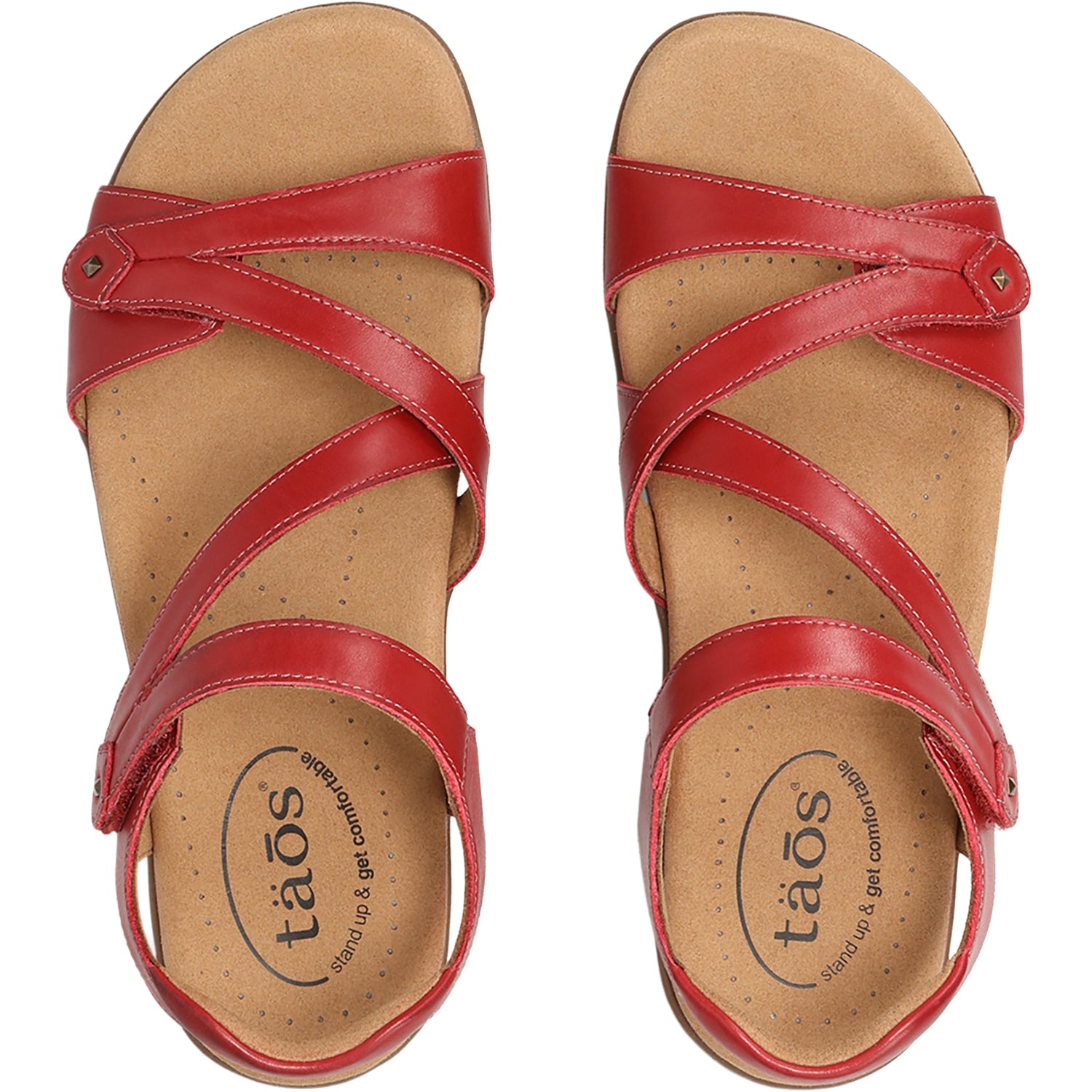 Womens Taos Taos Big Time Women's Sandals Red Red