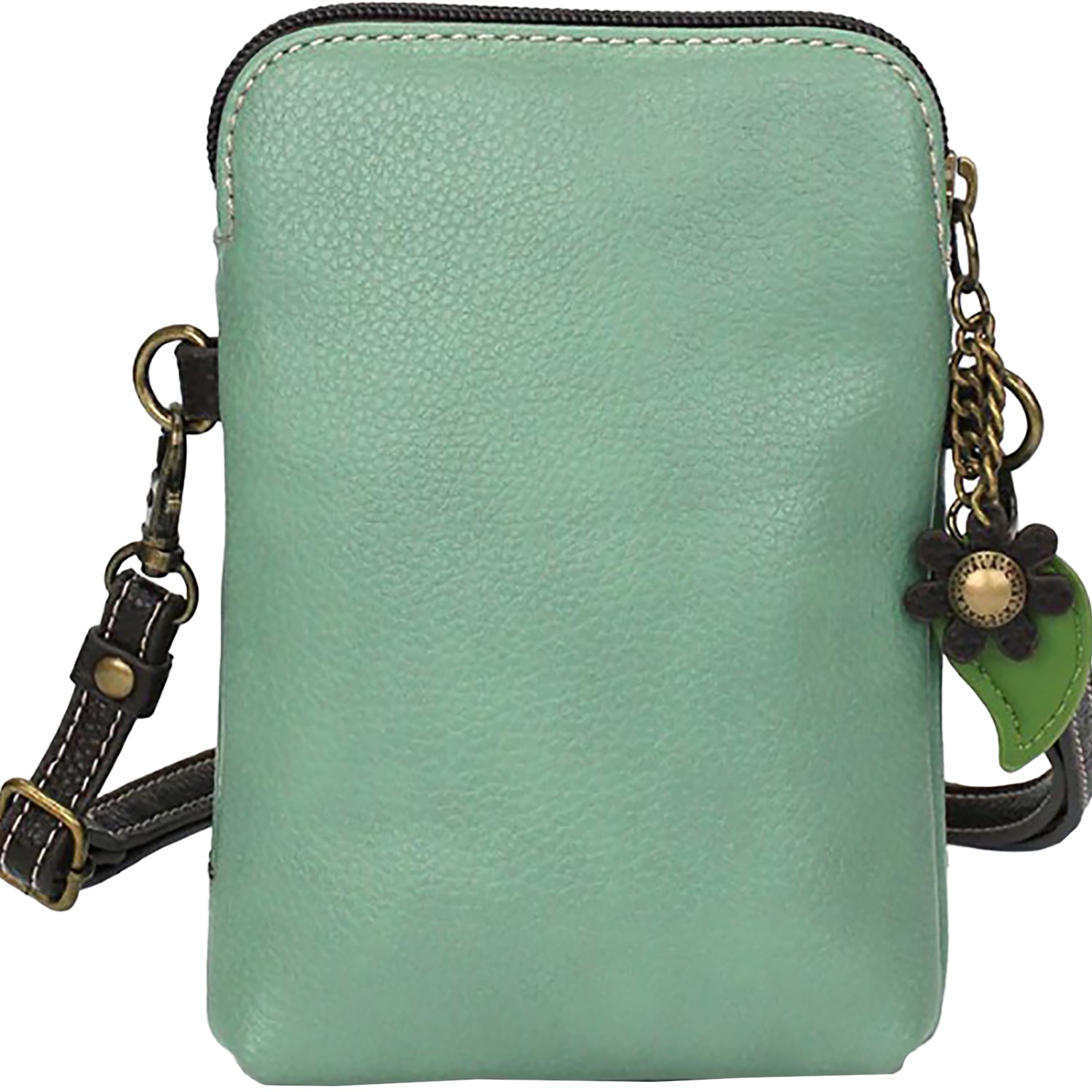 Chala Chala Bird Cell Phone Crossbody Handbag Teal Teal