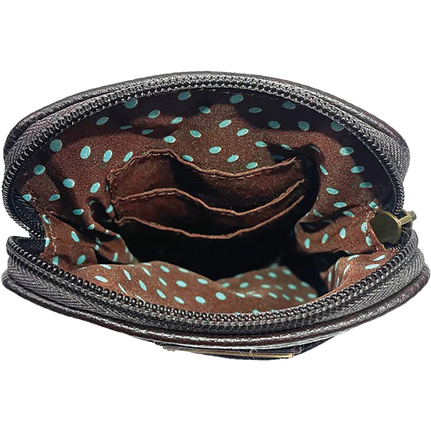 Chala Chala Bird Cell Phone Crossbody Handbag Teal Teal