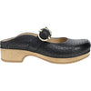 Womens Dansko Dansko Blaire Clog Women's Open Back Clogs Black Leather Black Leather