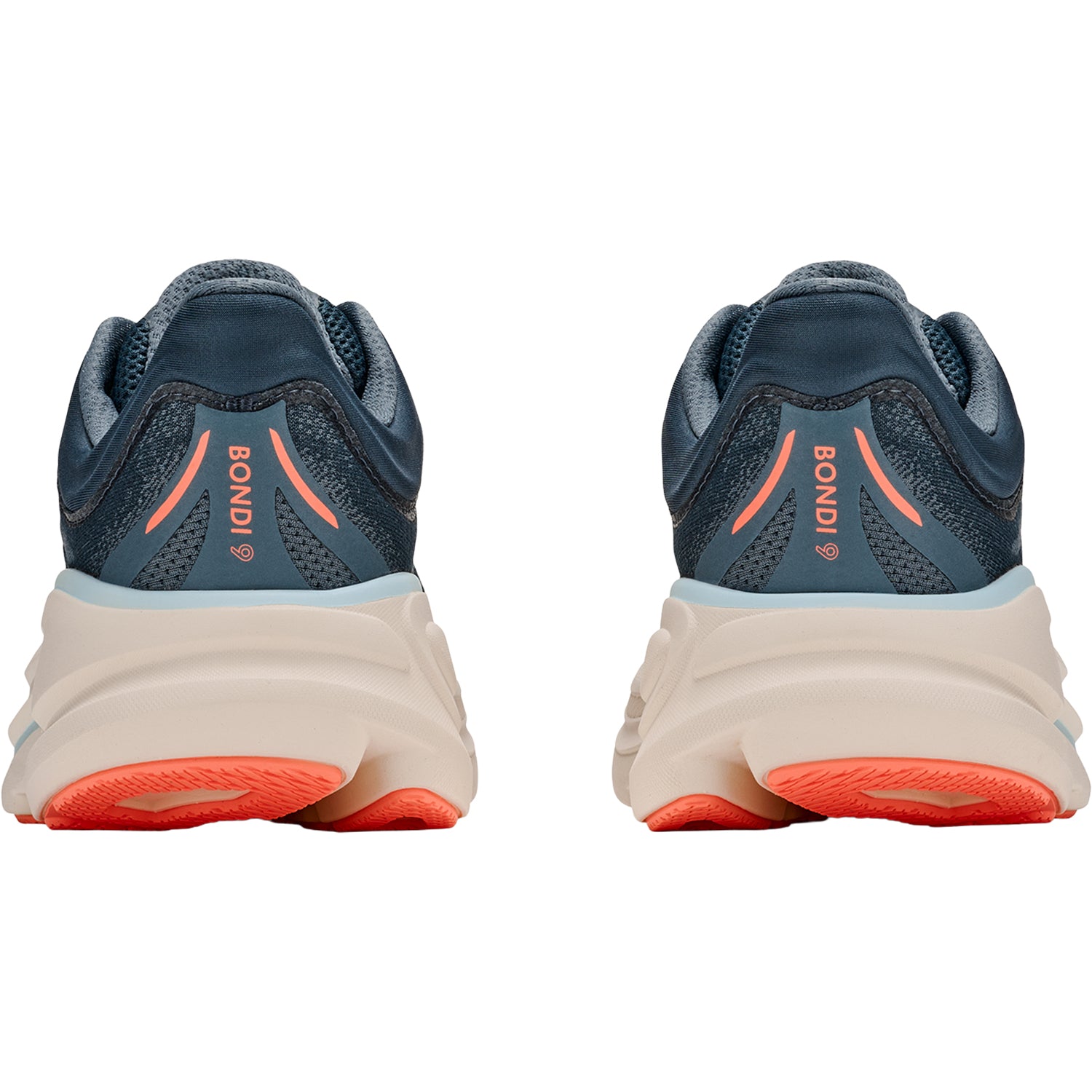 Mens Hoka one one Hoka Bondi 9 (Neutral Support) Men's Athletic Shoes Faded Navy/Slate Blue Faded Navy/Slate Blue
