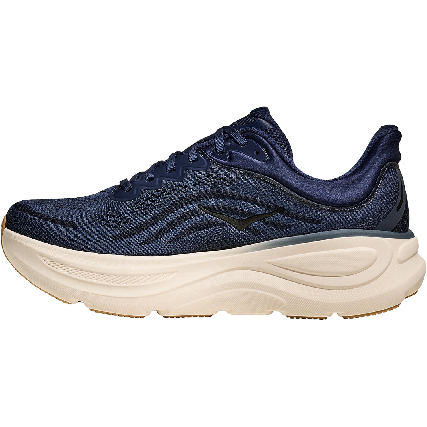 Mens Hoka one one Men's Hoka Bondi 9 Midnight Blue/Varsity Navy (Neutral Support) Midnight Blue/Varsity Navy