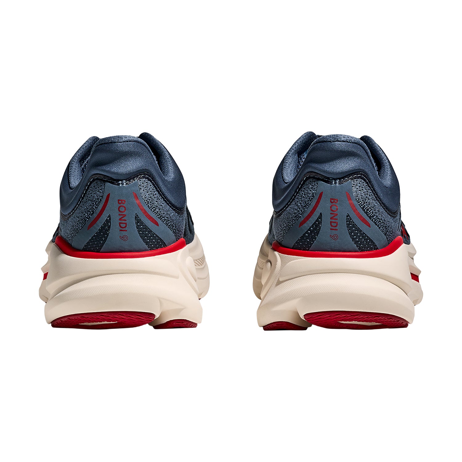 Mens Hoka one one Men's Hoka Bondi 9 Thunder Cloud/Vermillion (Neutral Support) Thunder Cloud/Vermillion