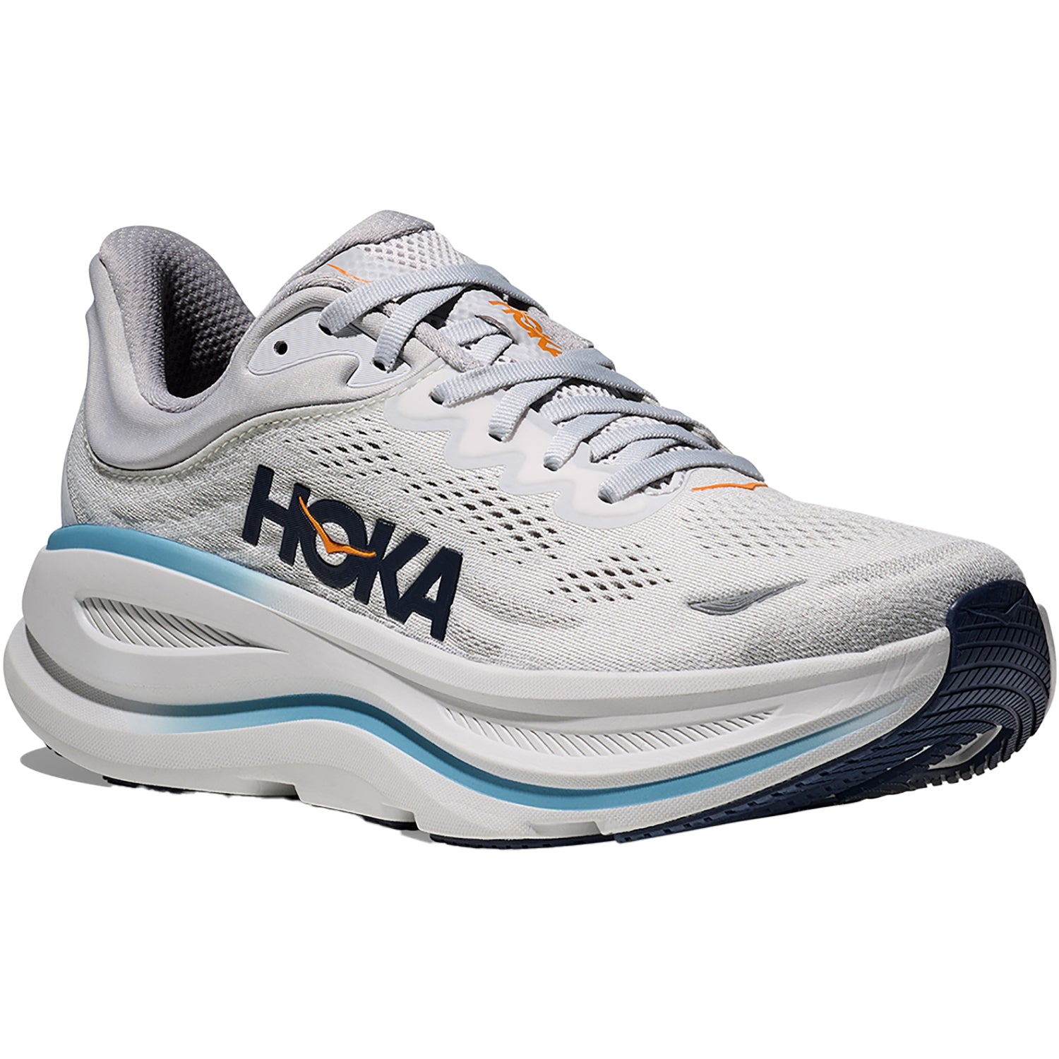 Mens Hoka one one Men's Hoka Bondi 9 Stardust/Cosmic Grey (Neutral Support) Stardust/Cosmic Grey