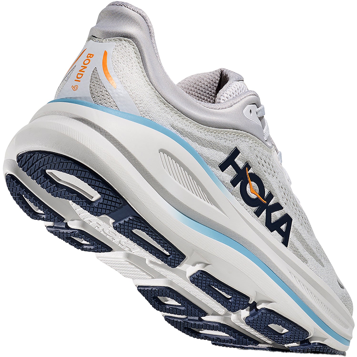 Mens Hoka one one Men's Hoka Bondi 9 Stardust/Cosmic Grey (Neutral Support) Stardust/Cosmic Grey