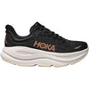 Womens Hoka one one Women's Hoka Bondi 9  Black/Rose Gold Black/Rose Gold
