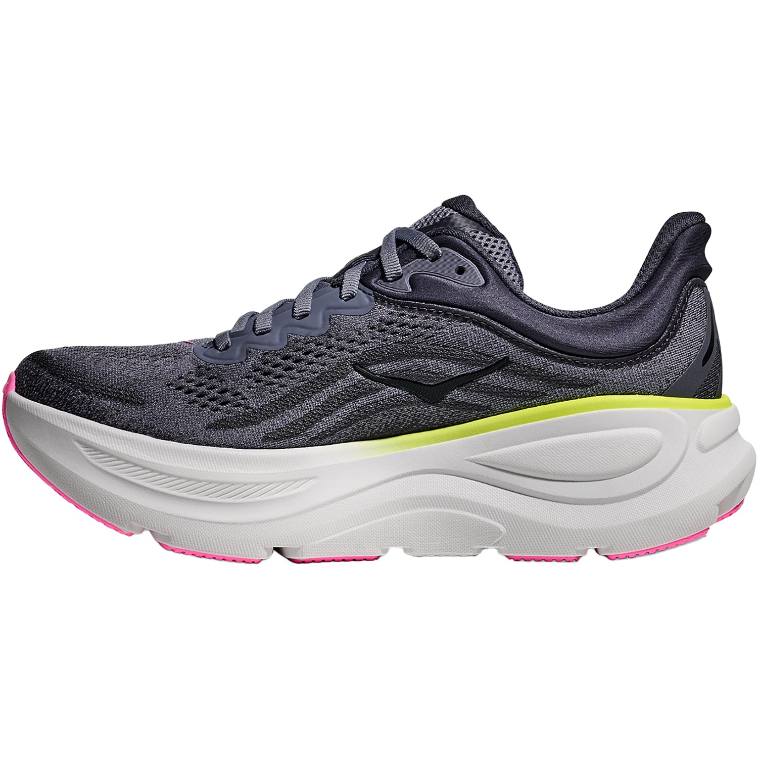 Womens Hoka one one Women's Hoka Bondi 9 Charcoal Grey/Grey Skies (Neutral Support) Charcoal Grey/Grey Skies