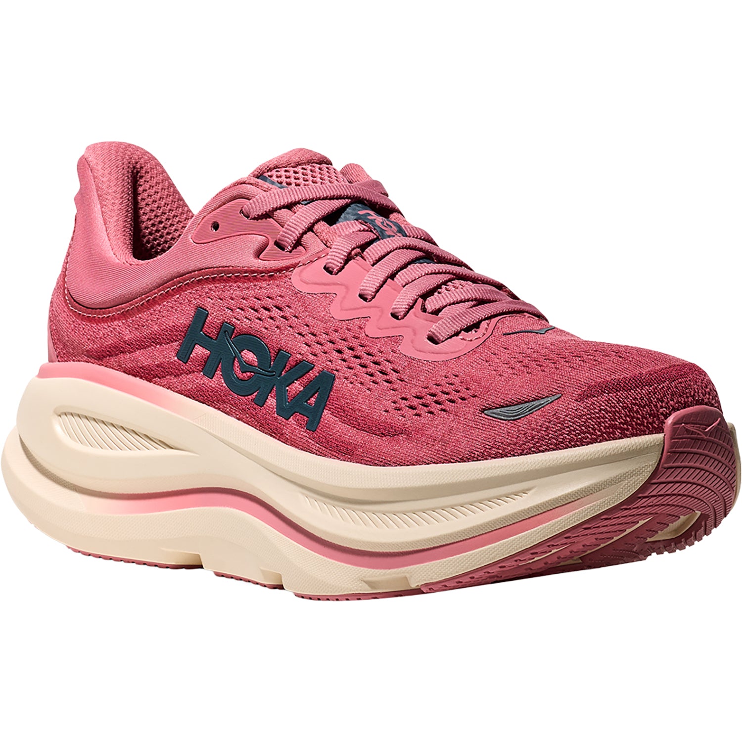 Womens Hoka one one Women's Hoka Bondi 9 Lingonberry/Cranberry (Neutral Support) Lingonberry/Cranberry