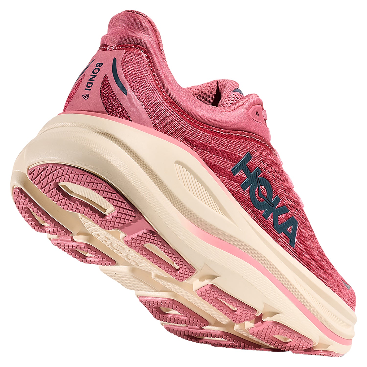 Womens Hoka one one Women's Hoka Bondi 9 Lingonberry/Cranberry (Neutral Support) Lingonberry/Cranberry