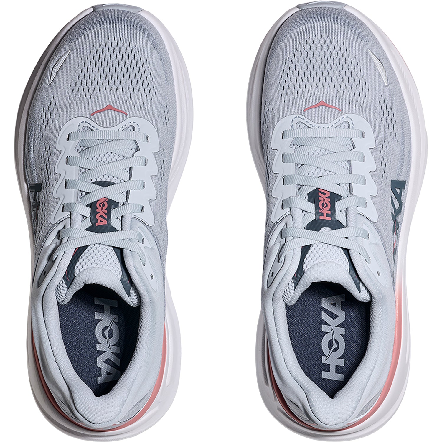 Womens Hoka one one Women's Hoka Bondi 9 Mineral Blue/Washed Blue (Neutral Support) Mineral Blue/Washed Blue