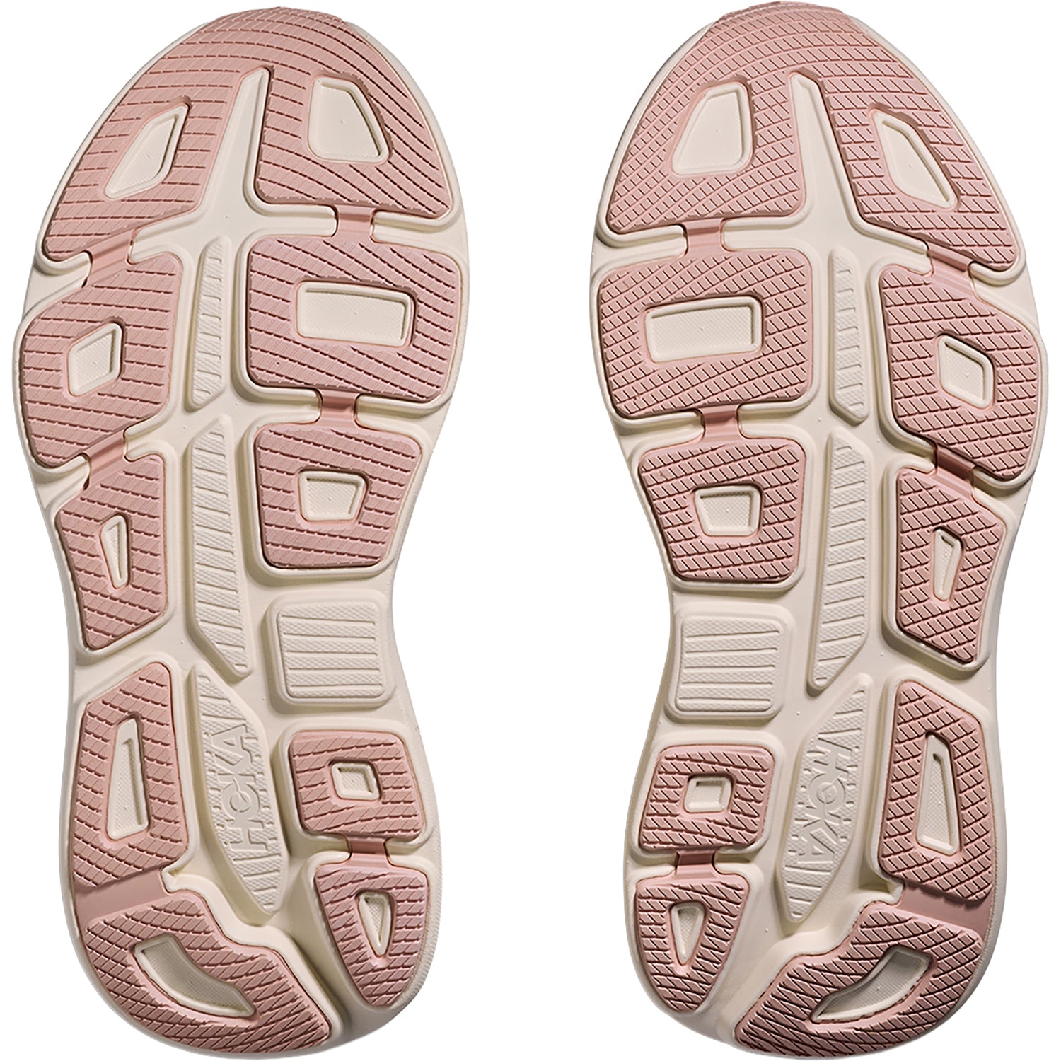 Womens Hoka one one Women's Hoka Bondi 9 Oat Milk/Rose Gold (Neutral Support) Oat Milk/Rose Gold