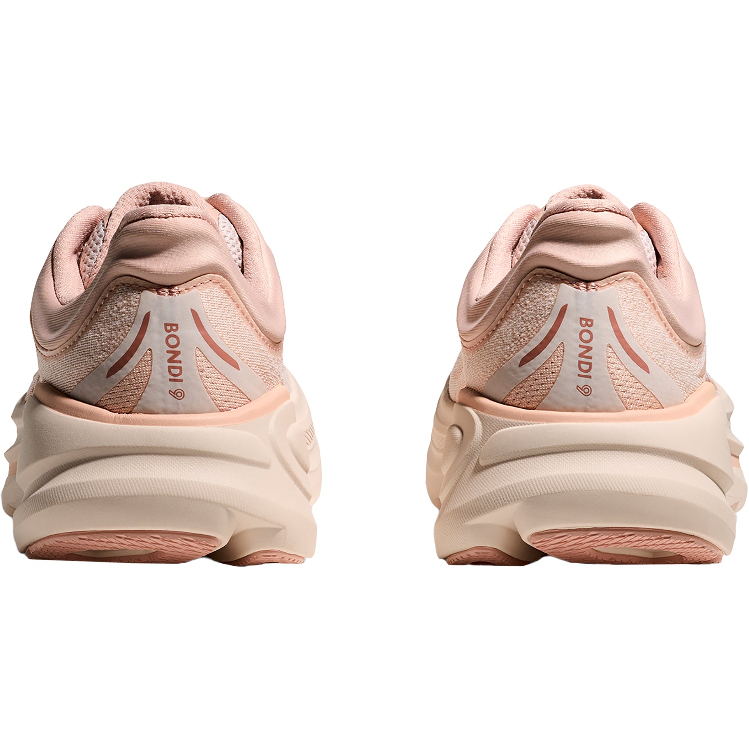 Womens Hoka one one Women's Hoka Bondi 9 Rose Latte/Rose Cream (Neutral Support) Rose Latte/Rose Cream