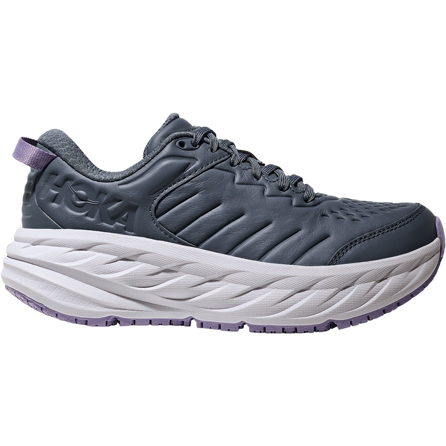 Womens Hoka one one Women's Hoka Bondi SR Faded Navy/Berry Patch (Neutral Support) Faded Navy/Berry Patch