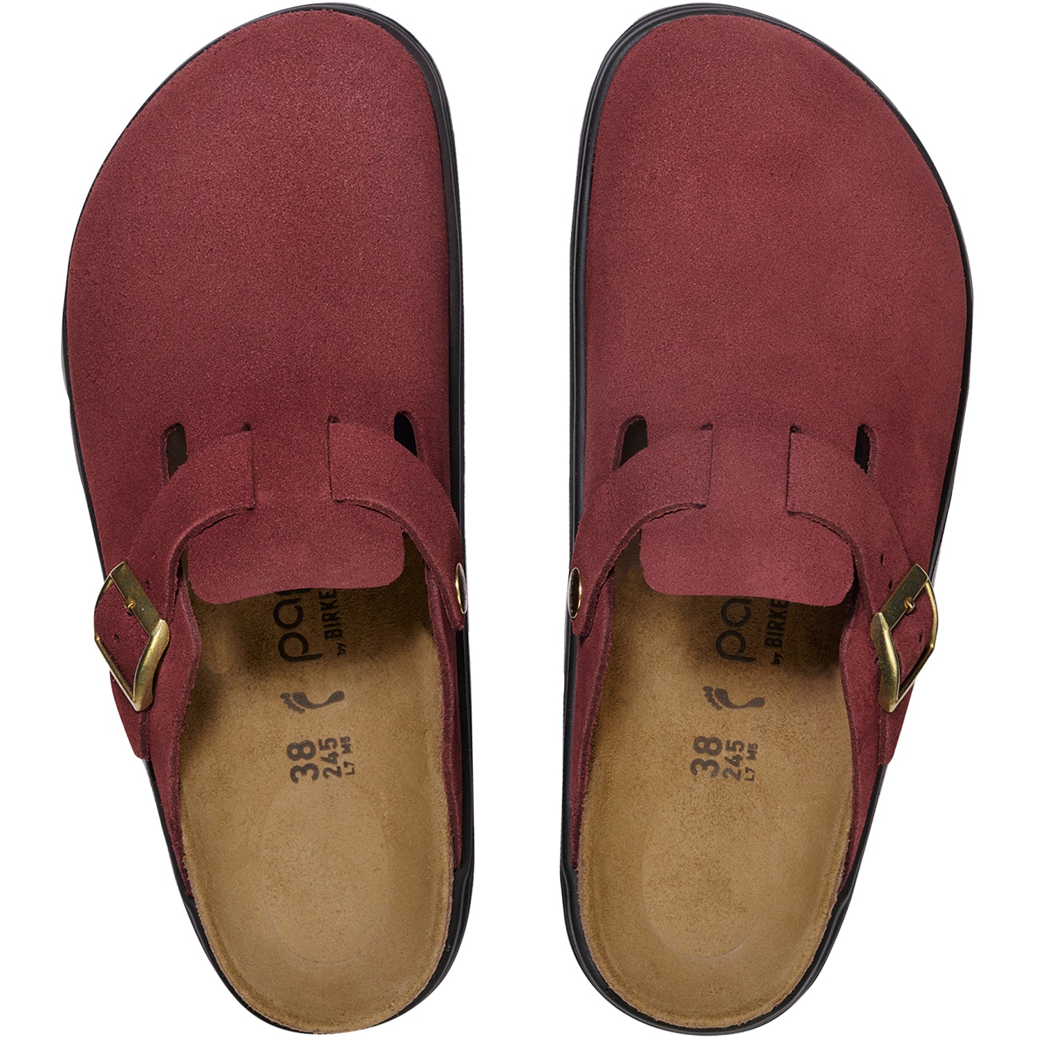 Womens Birkenstock Women's Birkenstock Boston Chunky Zinfandel Zinfandel