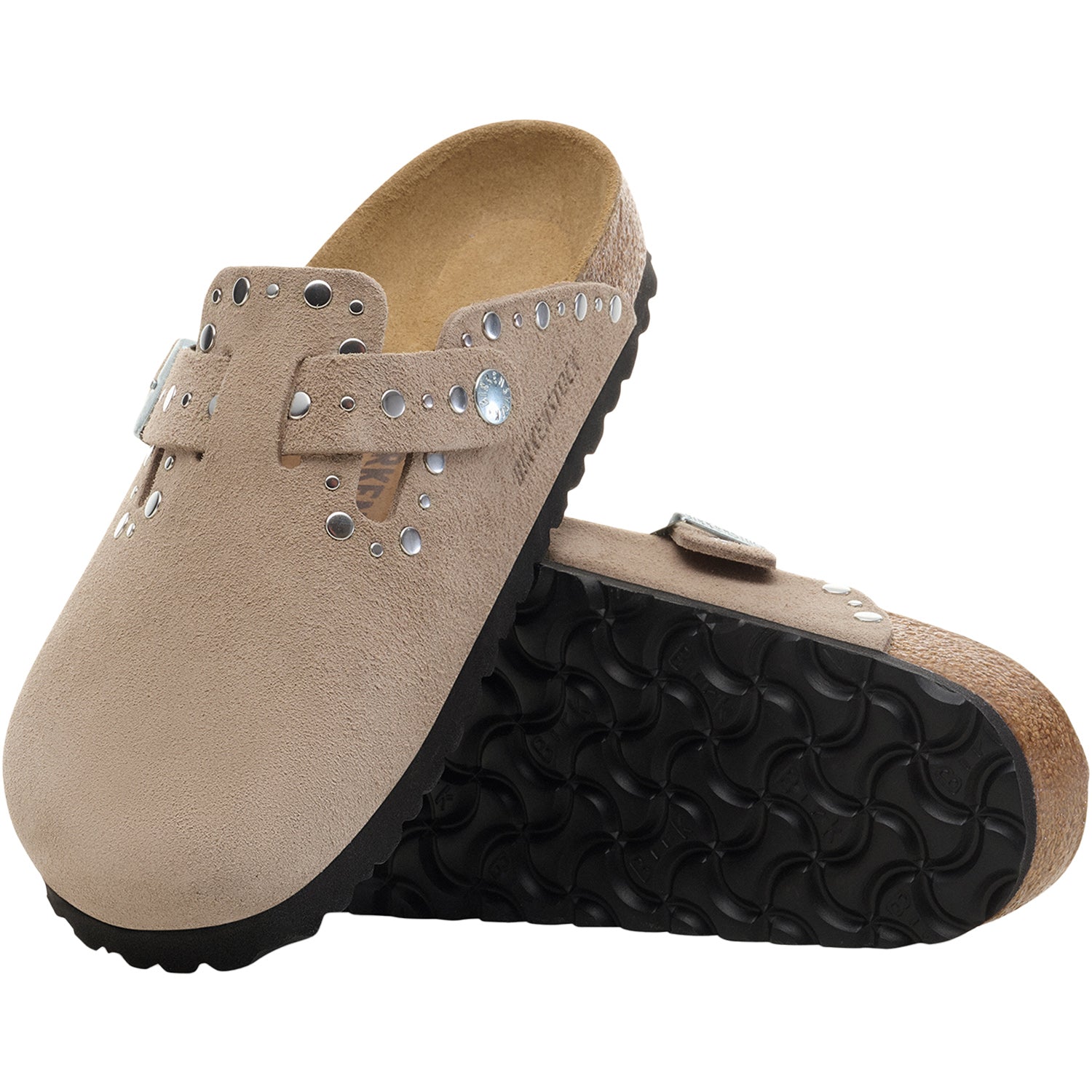 birkenstock clogs tobacco brown women's Boston Soft Footbed Clog Leather Size 41 / 10 selvage finish of the oiled leather is designed to highlight the unique characteristics of the leather and show wear Birkenstock - Boston Soft Footbed