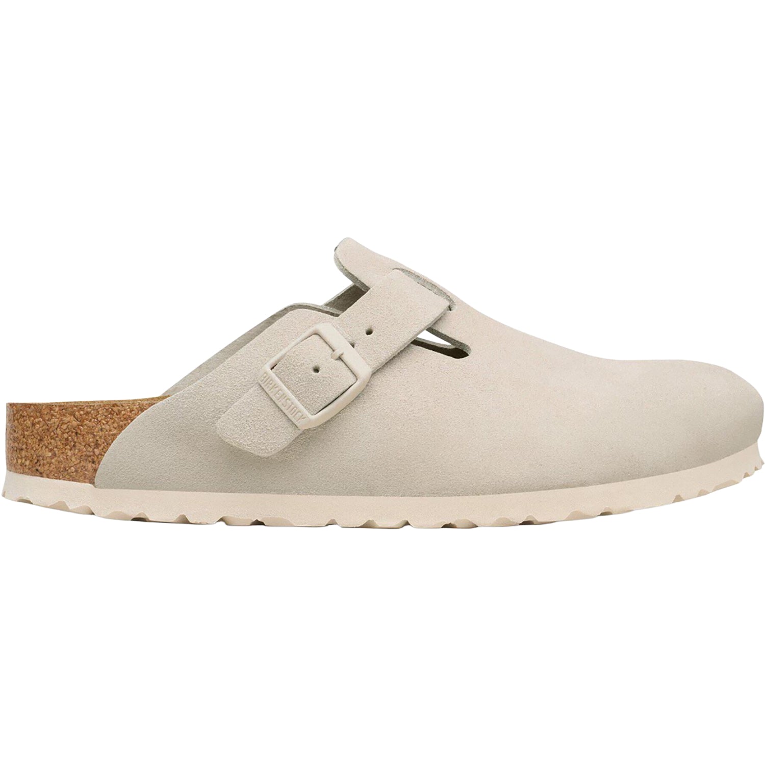Unisex Birkenstock Birkenstock Boston Unisex Clogs Oyster Suede Oyster Suede