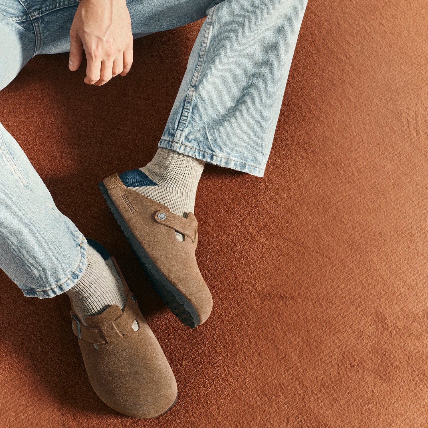 Unisex Birkenstock Boston Soft Footbed Dark Tea – Footwear