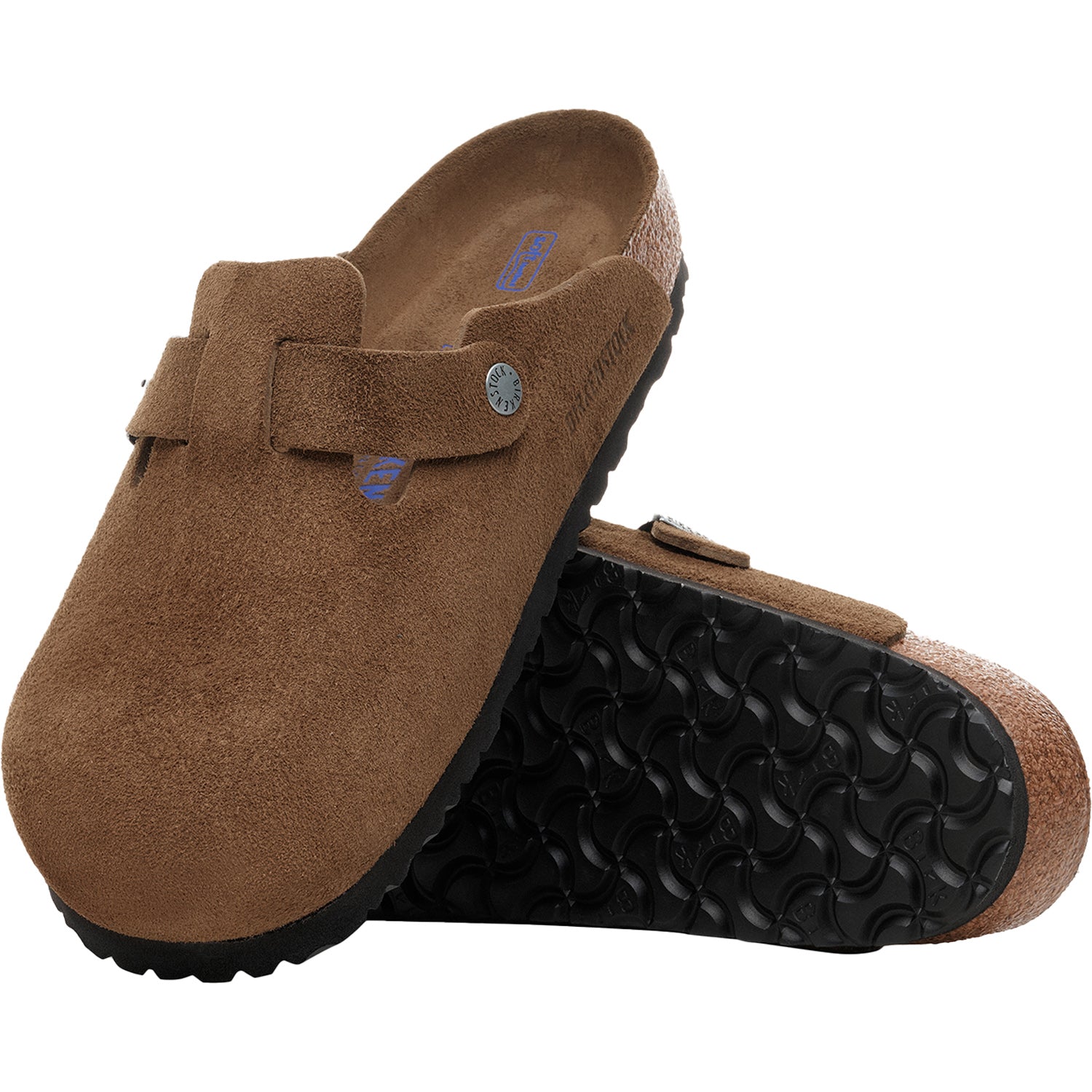 Unisex Birkenstock Boston Soft Footbed Dark Tea – Footwear etc.