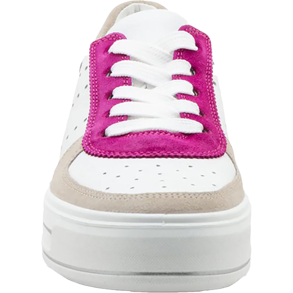 Womens Ara shoes Women's Calgary Shell/White/Pink Leather Shell/White/Pink