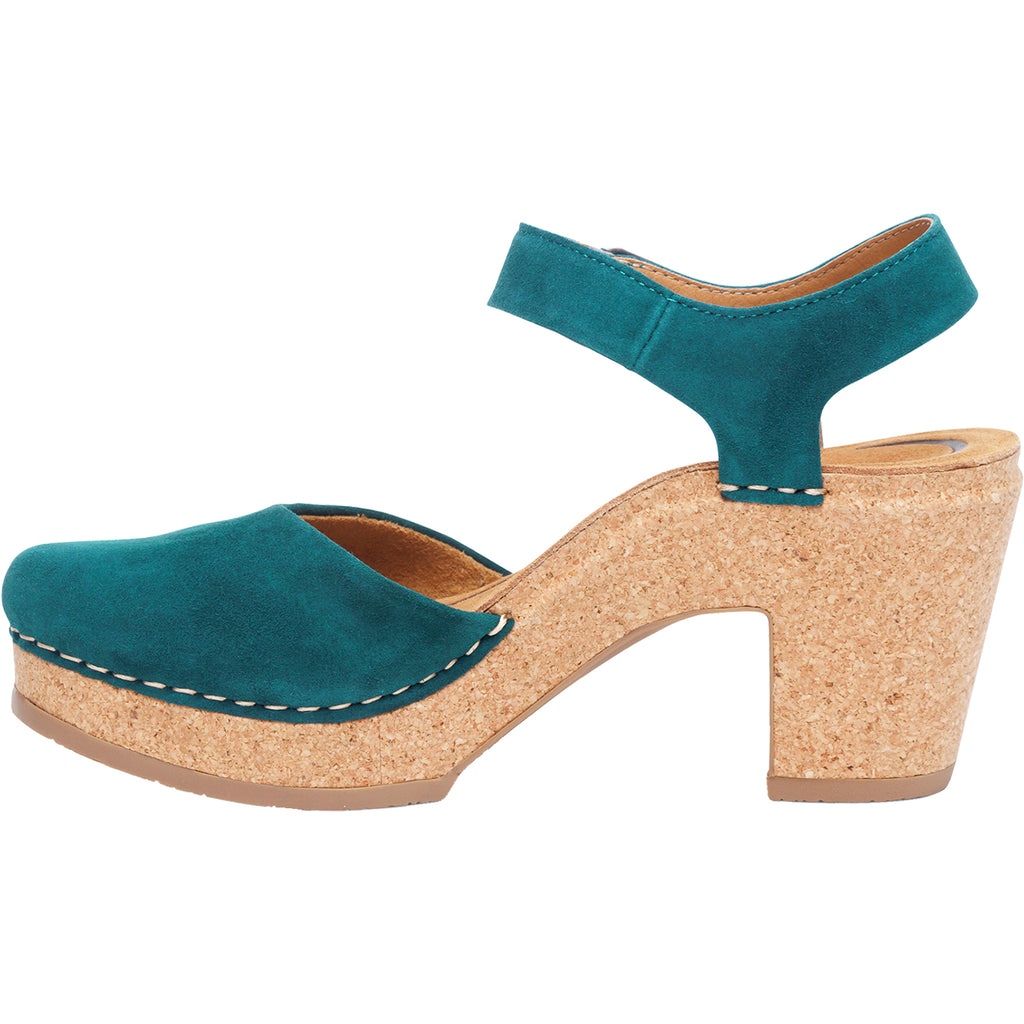 Womens Aetrex Women's Aetrex Finley Dark Teal Suede Dark Teal Suede