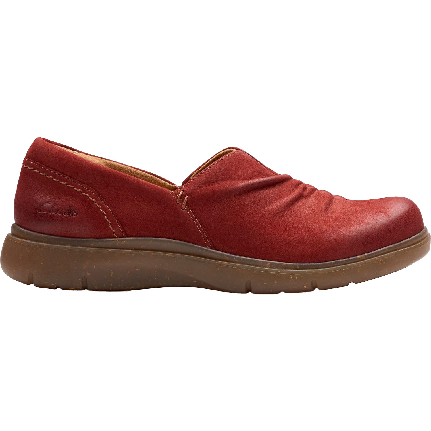 Womens Clarks Women's Clarks Certina Rose Chestnut Leather Chestnut
