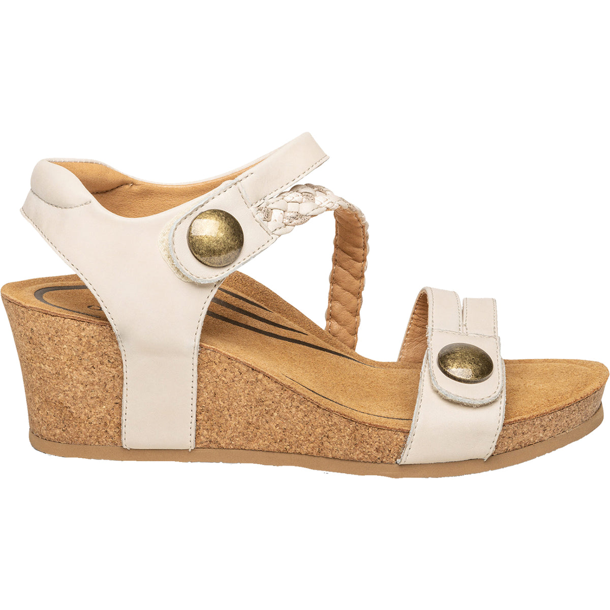 Aetrex Avril | Women's Quarter Strap Wedge Sandals | Footwear etc.