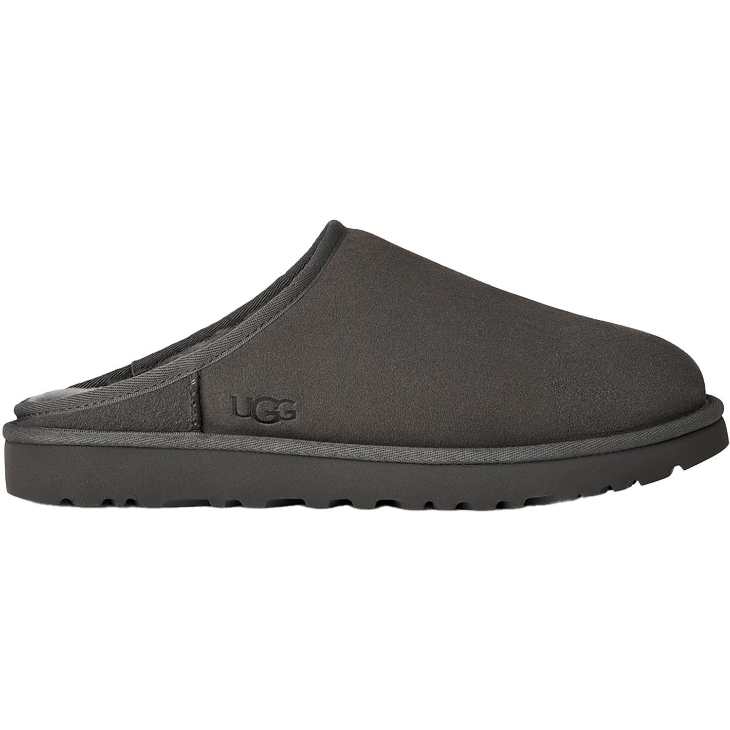 Mens Ugg UGG Classic Men's Slippers Open Back Magnolia Leaf Suede Magnolia Leaf Suede