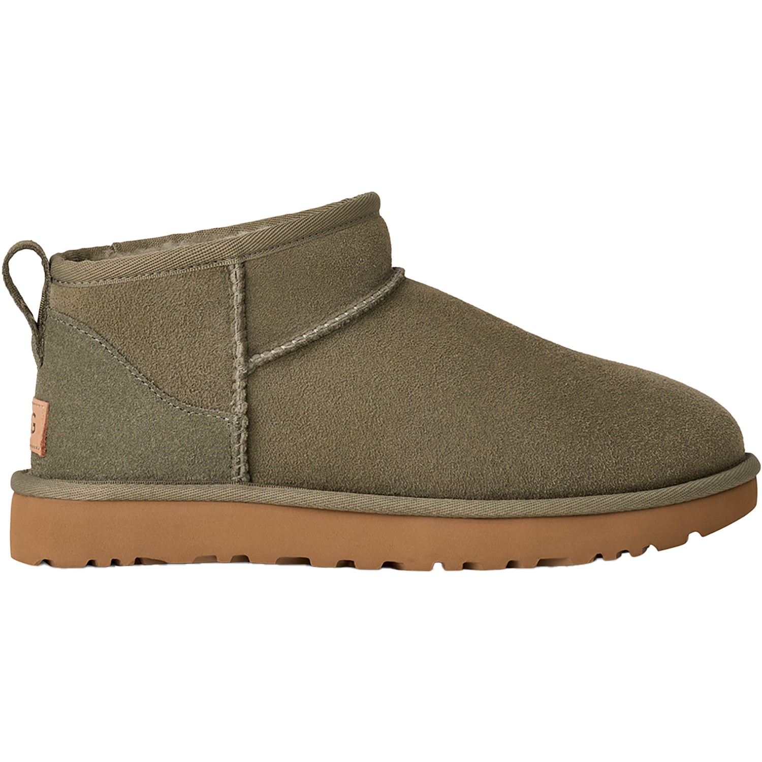 Womens Ugg Women's UGG Classic Ultra Mini Moss Green/Amphora Moss Green/Amphora