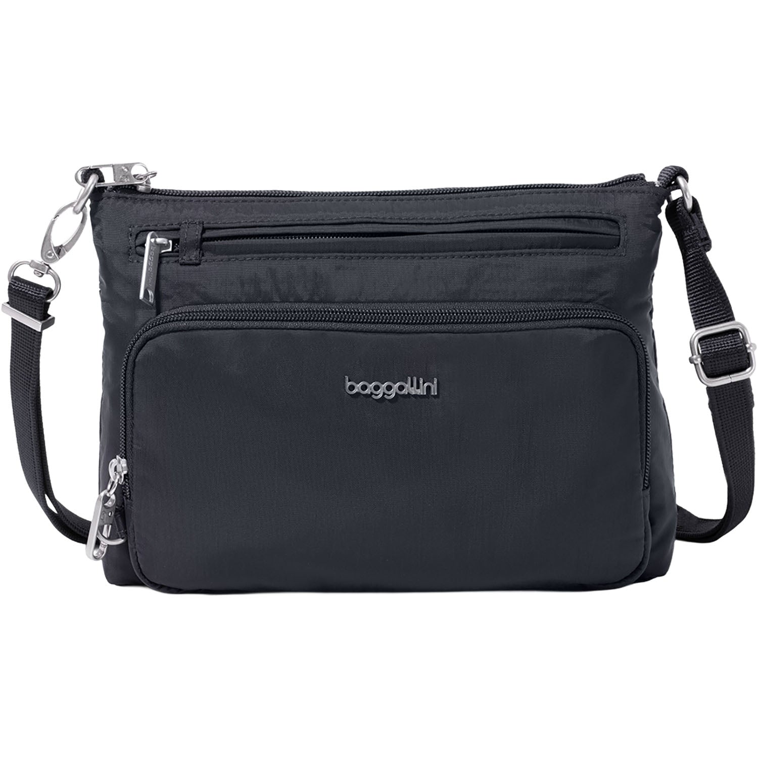 Womens Baggallini Baggallini Classic Anti-Theft Keepsake Crossbody Handbag Black Black