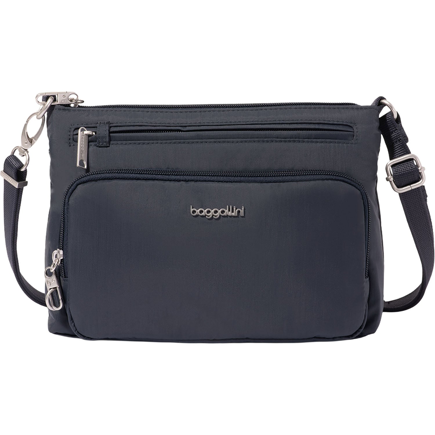 Womens Baggallini Baggallini Classic Anti-Theft Keepsake Crossbody Handbag French Navy French Navy