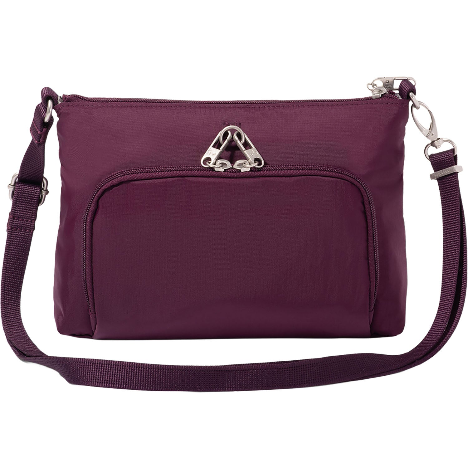 Womens Baggallini Baggallini Classic Anti-Theft Keepsake Crossbody Handbag Mulberry Mulberry
