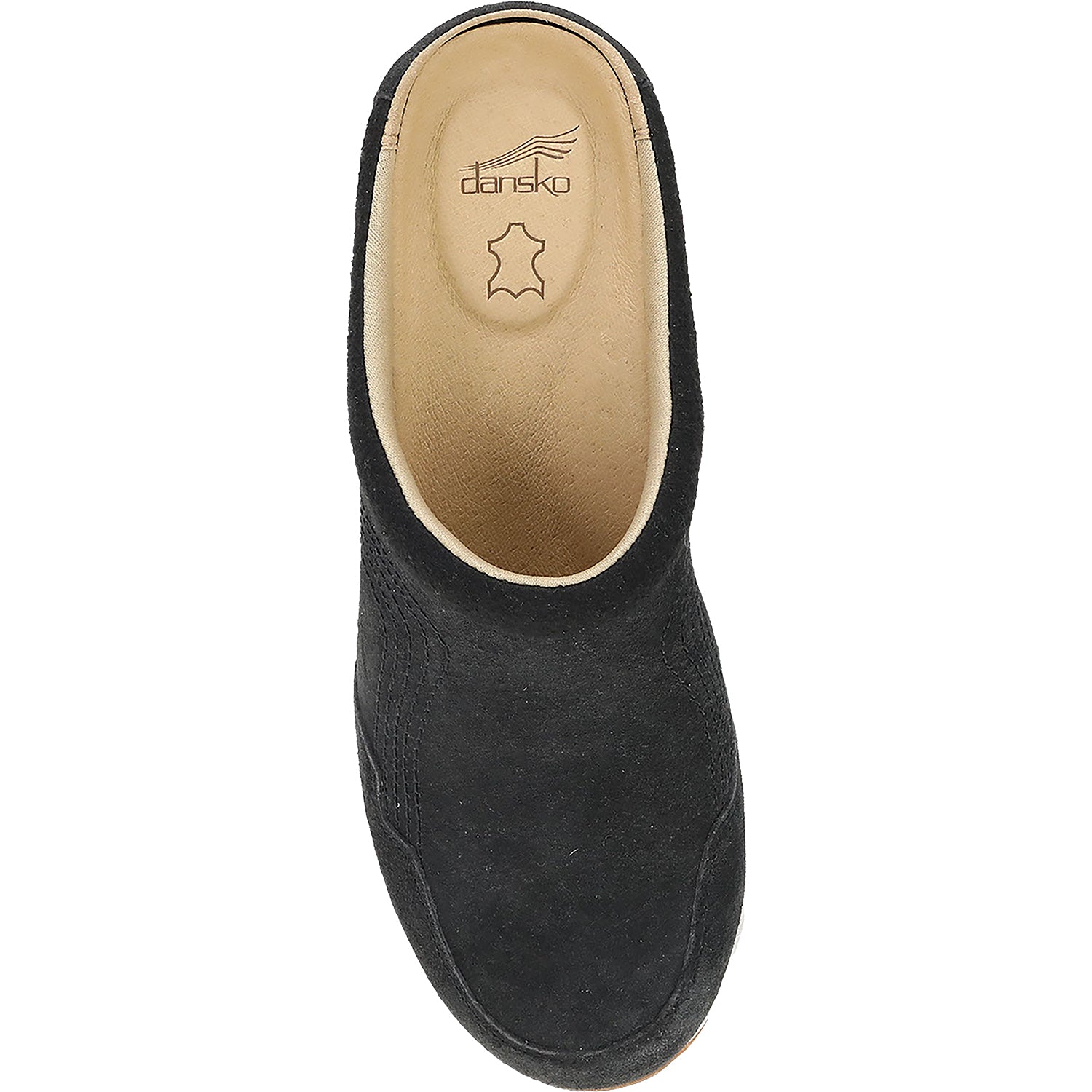Womens Dansko Dansko Claudia Clog Women's Clogs Black Suede Black Suede