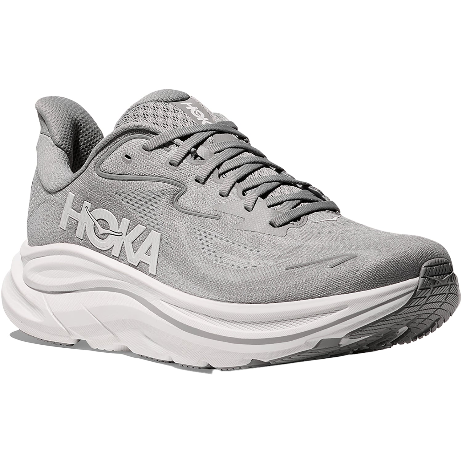 Mens Hoka one one Hoka Clifton 10 (Neutral Support) Men's Athletic Shoes Stellar Grey/Stardust Stellar Grey/Stardust