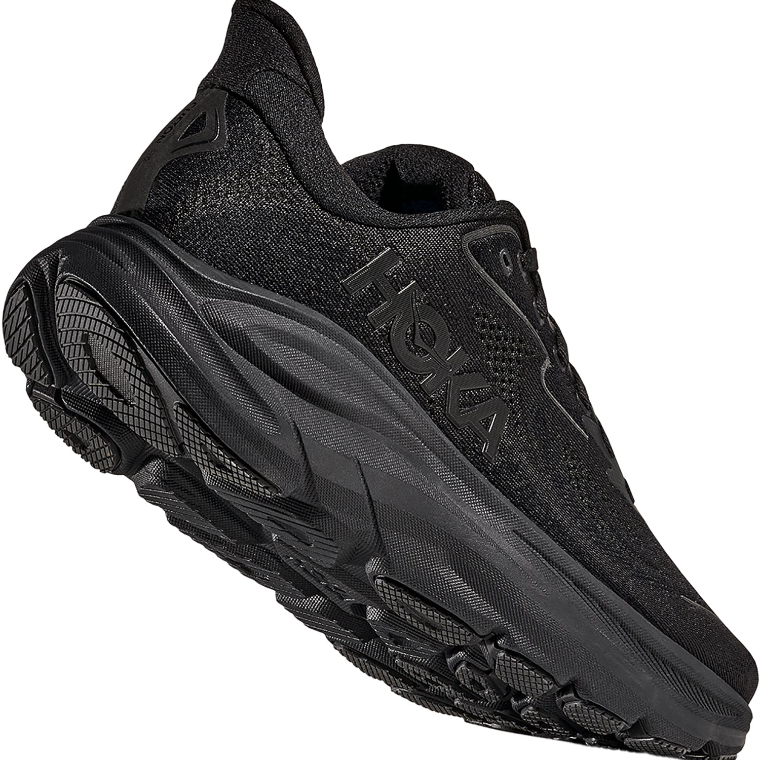 Womens Hoka one one Women's Hoka Clifton 10 Black/Black (Neutral Support) Black/Black