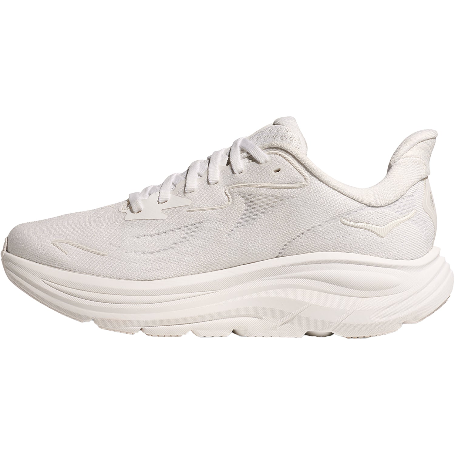 Womens Hoka one one Women's Hoka Clifton 10 White/White (Neutral Support) White/White