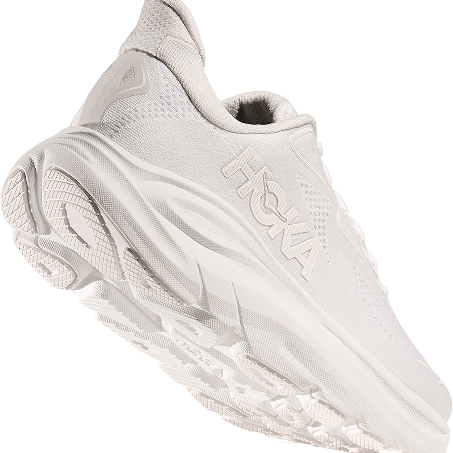 Womens Hoka one one Women's Hoka Clifton 10 White/White (Neutral Support) White/White
