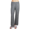 Womens Memoi Women's MeMoi French Terry Lounge Leopard Print Grey Heather Grey Heather