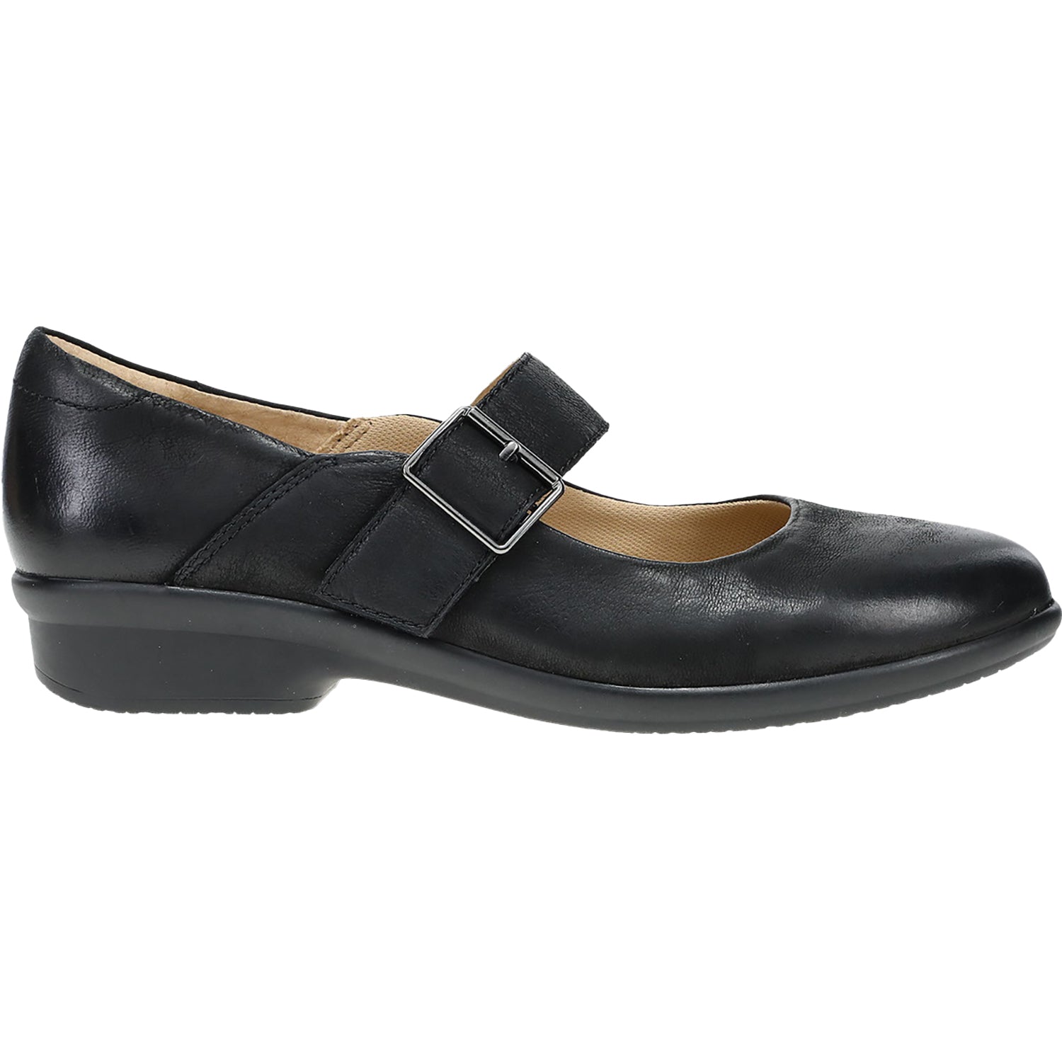Womens Dansko Dansko Collette Women's Mary Janes Black Burnished Nubuck Black Burnished Nubuck