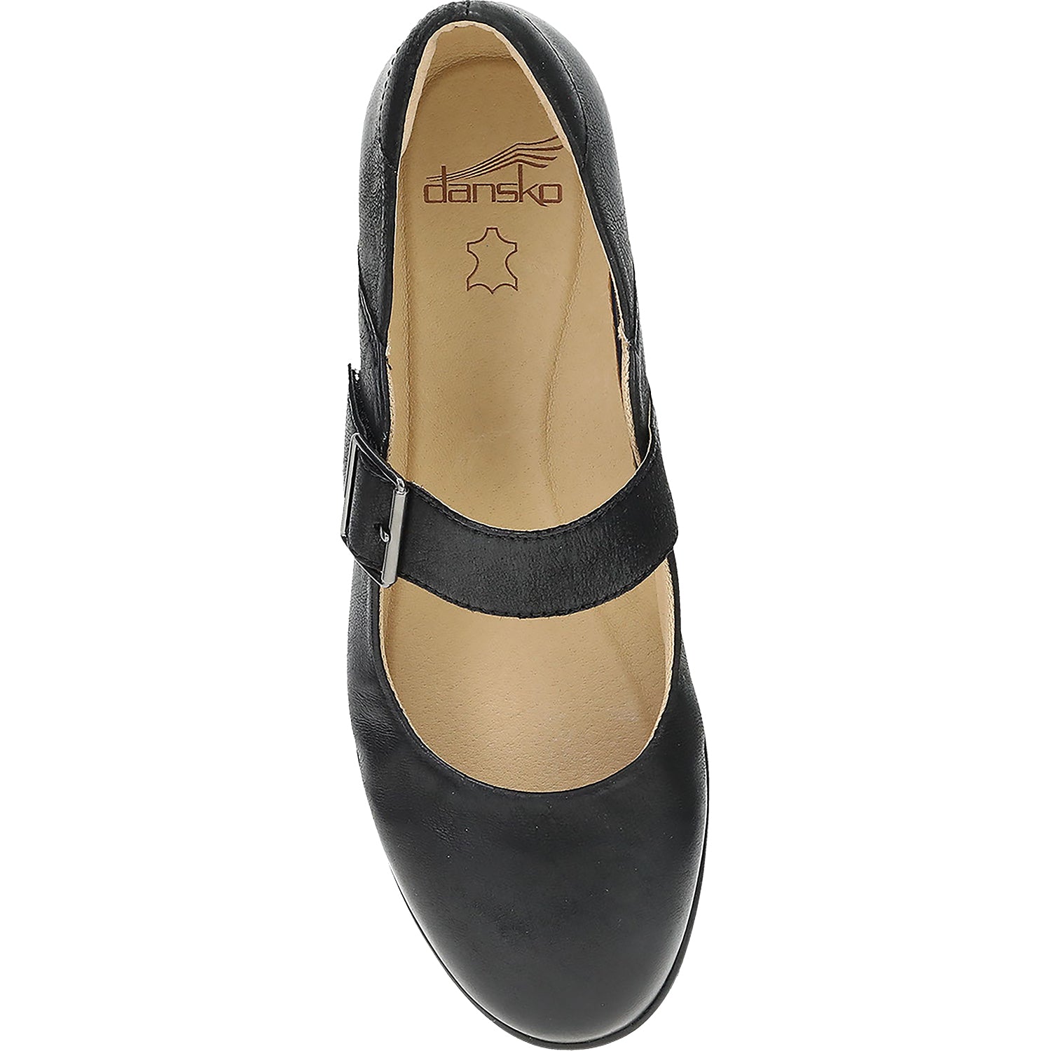 Womens Dansko Dansko Collette Women's Mary Janes Black Burnished Nubuck Black Burnished Nubuck