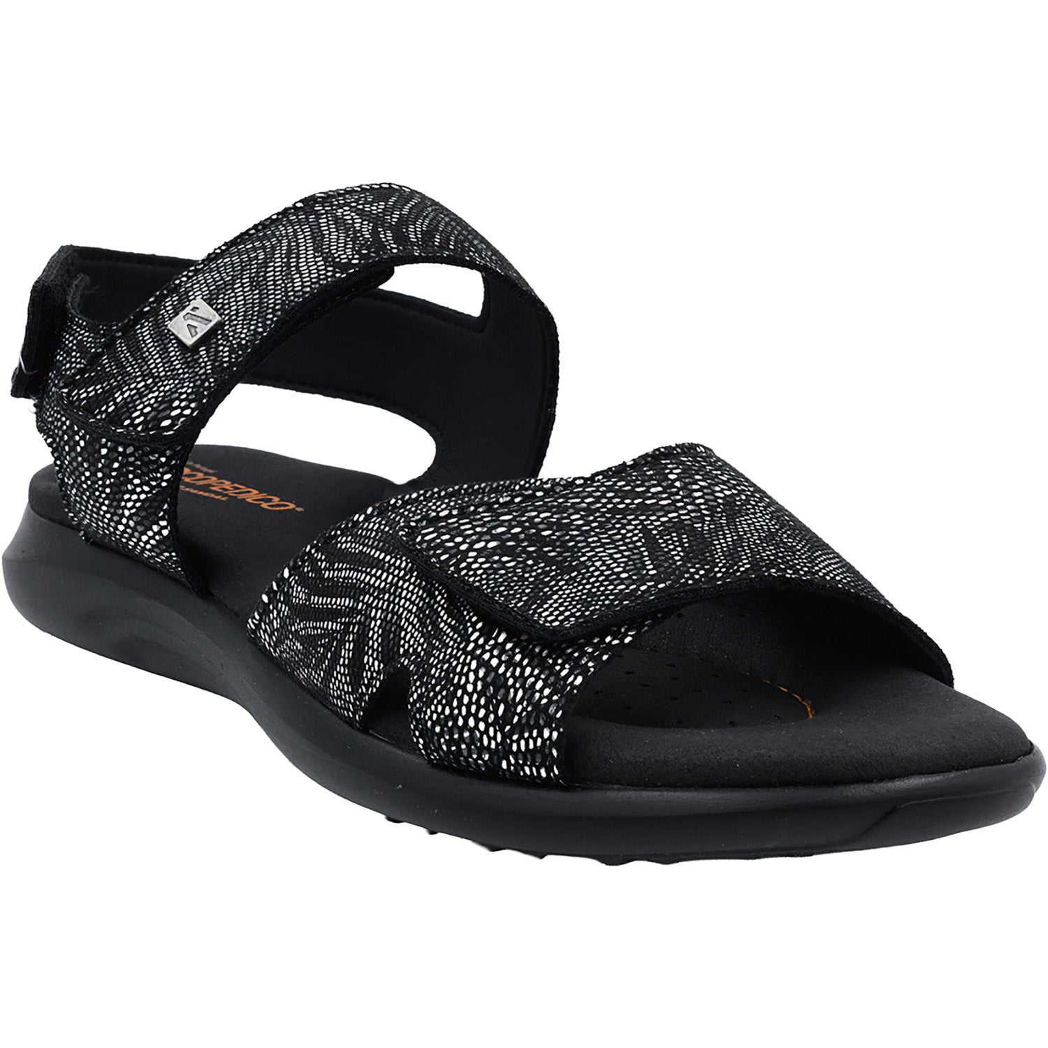Womens Arcopedico Arcopedico Corbett Women's Sandals Black Palm Black Palm
