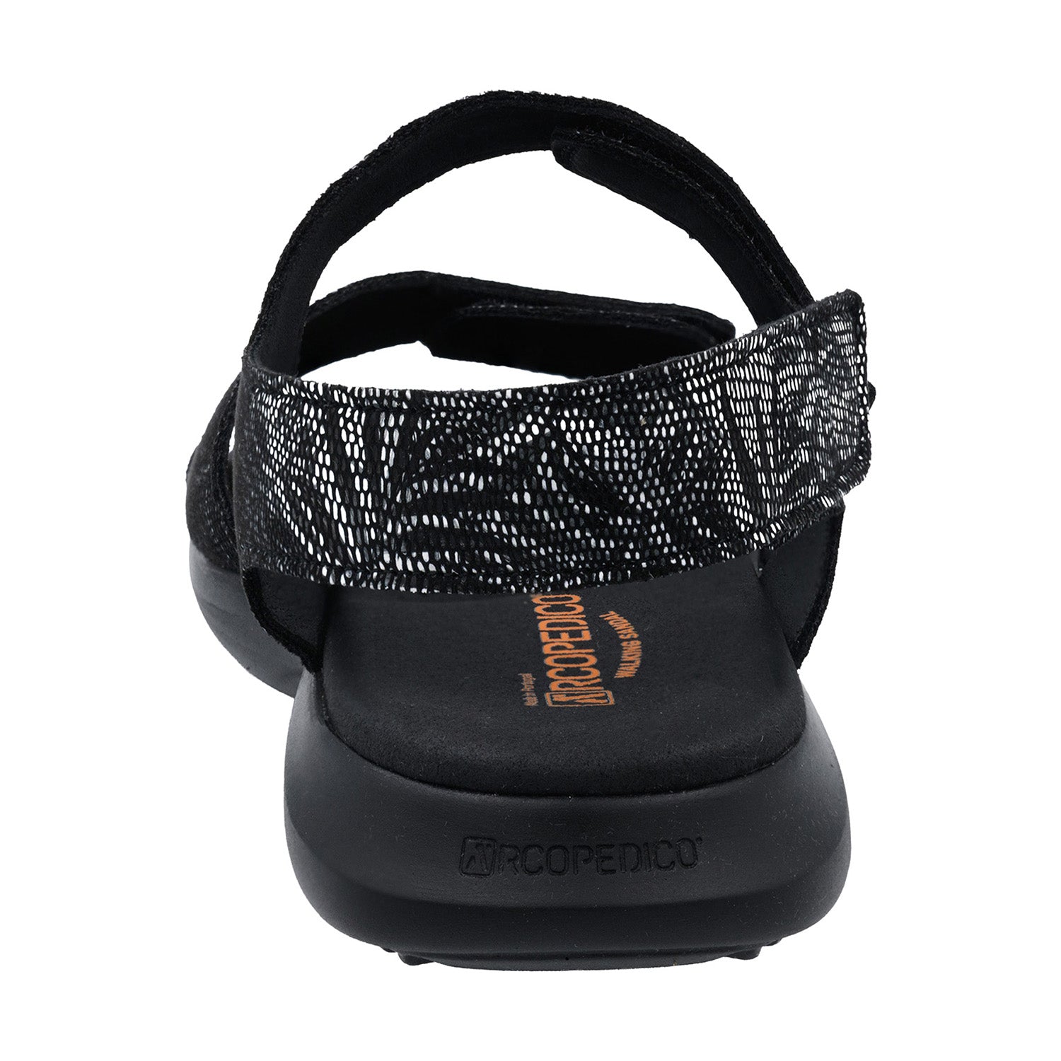 Womens Arcopedico Arcopedico Corbett Women's Sandals Black Palm Black Palm